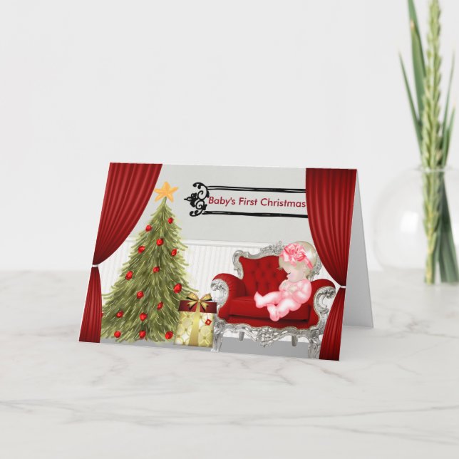 Baby's First Christmas Card (Front)