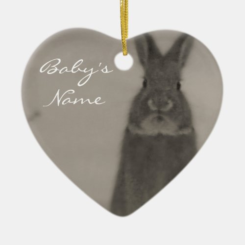 Babys First Christmas Ceramic Ornament