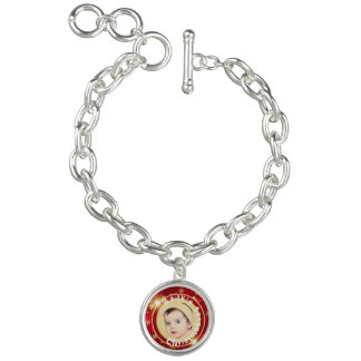 Baby's First Christmas Charm Bracelet for Mom