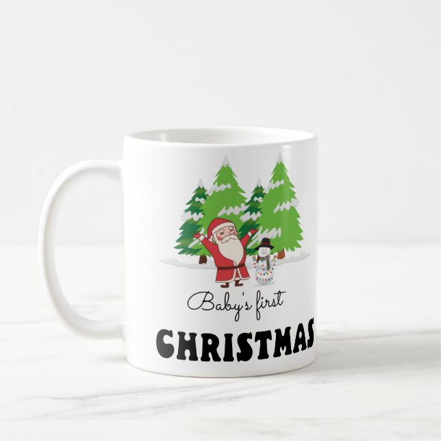 Baby's First Christmas  Coffee Mug (Left)