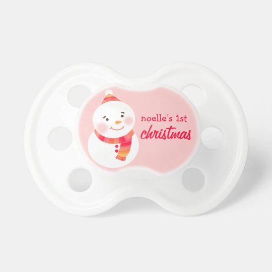 Baby's First Christmas Custom Baby Pacifier