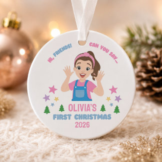 Baby's First Christmas Custom Name Ornament