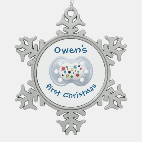 babys first Christmas decoration  Owen 