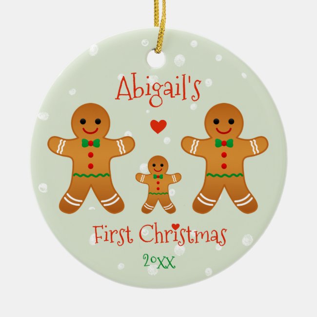 Baby's First Christmas - Gingerbread Men