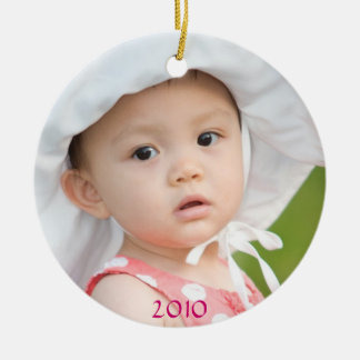 Baby's First Christmas Holiday Ceramic Ornament