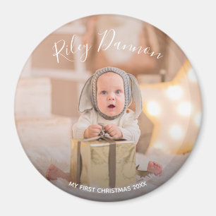 Baby's First Christmas Holiday Magnet