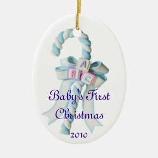 Baby's First Christmas Holiday Ornament add name