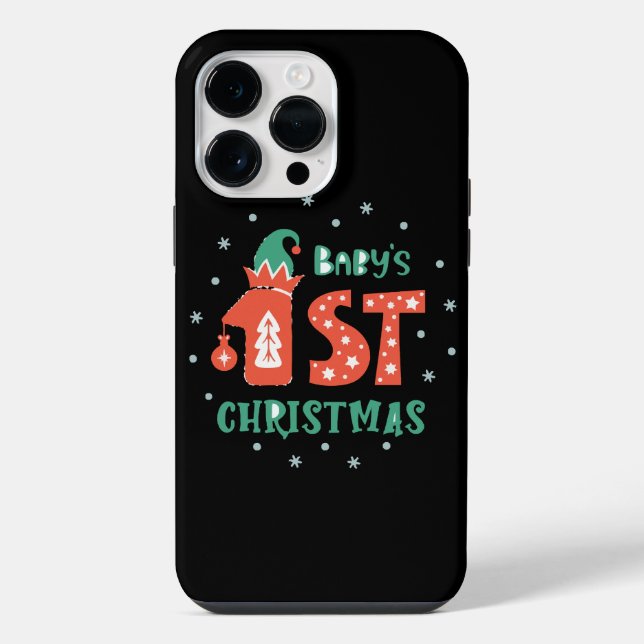 Baby's First Christmas  Iphone Case (Back)
