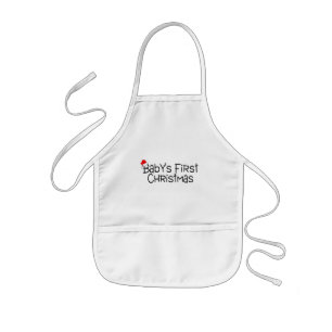 Babys First Christmas Kids' Apron