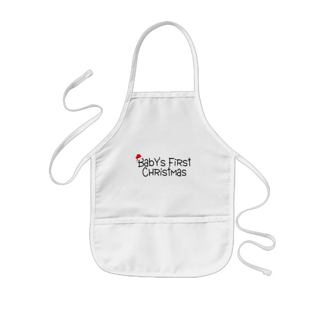 Babys First Christmas Kids' Apron (Front)