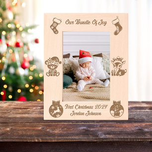 Baby's First Christmas Laser Etched