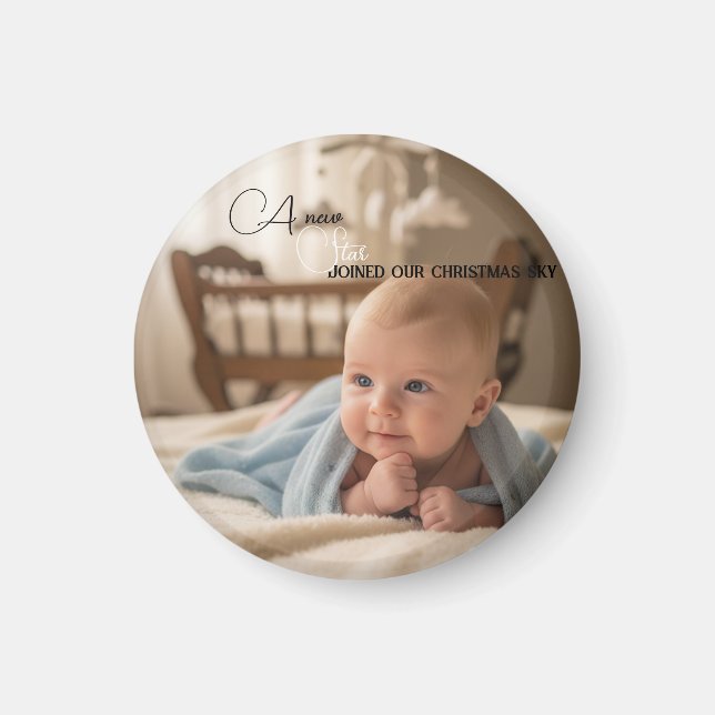 Baby's First Christmas  Magnet (Front)