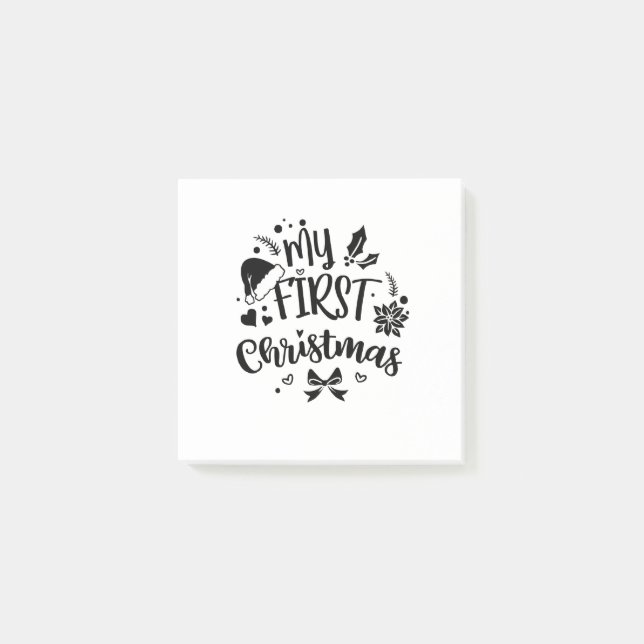 Baby's First Christmas Matching Family  Post-it Notes (Front)