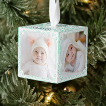 Baby's First Christmas | Mint Green Multi Photo