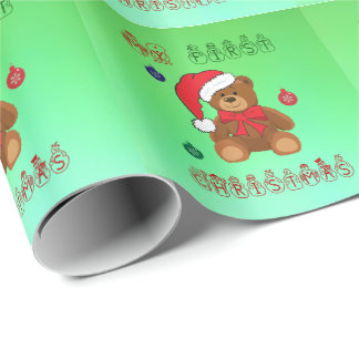 Baby's First Christmas - name customized - Wrapping Paper