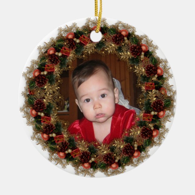 "Baby's First Christmas"  Ornament (Front)