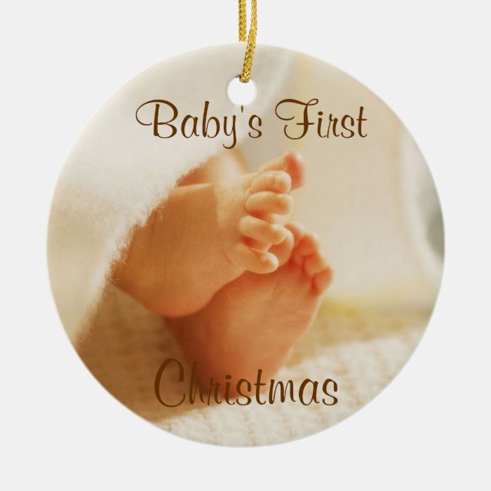 Baby's First Christmas ornament