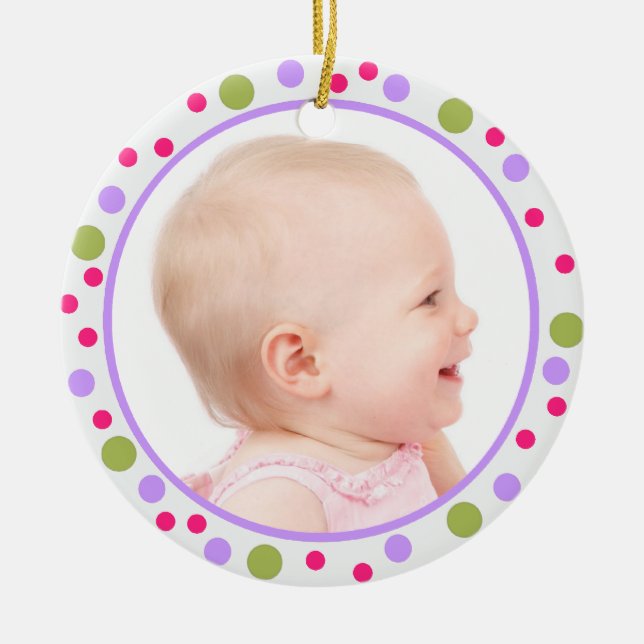 Baby's First Christmas Ornament (Front)