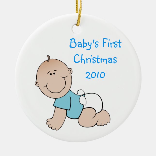 Baby's First Christmas Ornament (Front)