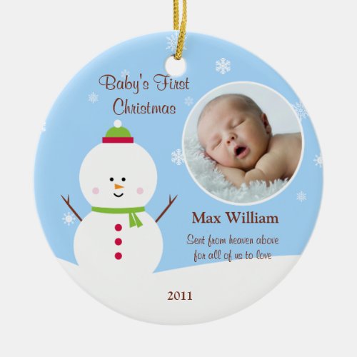 Babys First Christmas Ornament