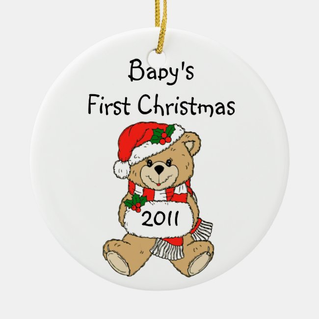 Baby's First Christmas Ornament 2011