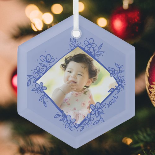Babys First Christmas Ornament _ Blue