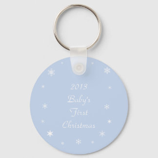 Baby's First Christmas Ornaments & Gifts Keychain