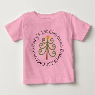 Baby's First Christmas Outfit Baby T-Shirt