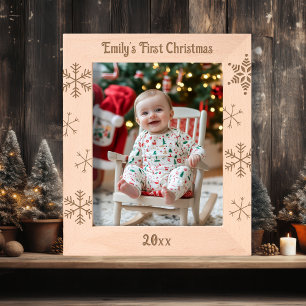 Baby's First Christmas Personalized Engraved Frames