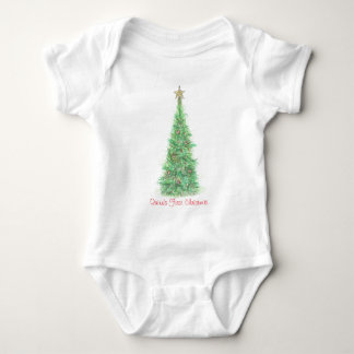 Baby's First Christmas personalized shirt