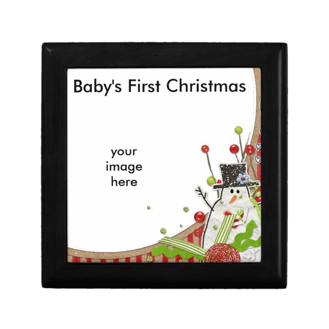Baby's First Christmas/Photo-Keepsake Box (Front)