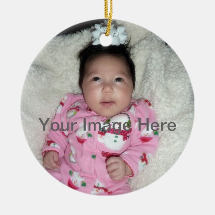 Baby's First Christmas Photo Ornament