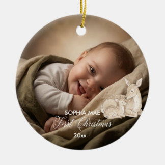 Baby's First Christmas Photo Ornament 2026