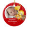 Babys First Christmas Photo Ornament Jungle Animal