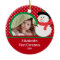 Babys First Christmas Photo Ornament Snowman