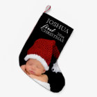 Baby's First Christmas PHOTO STOCKING