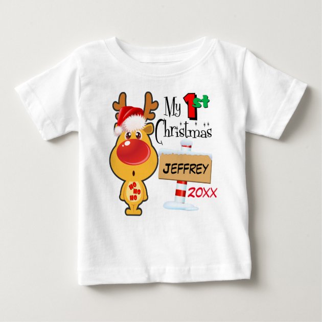 baby first christmas shirt