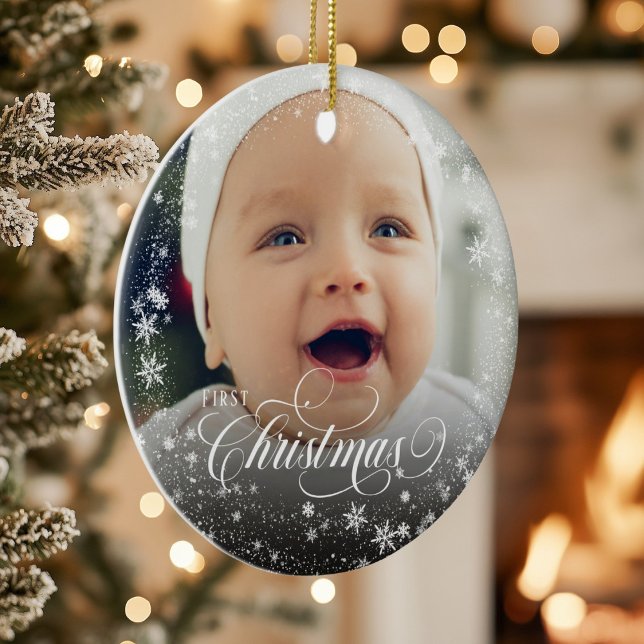 Baby's First Christmas Snowflake Ornament (Creator Uploaded)