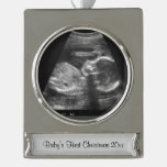 Baby&#39;s First Christmas Sonogram Ornament at Zazzle