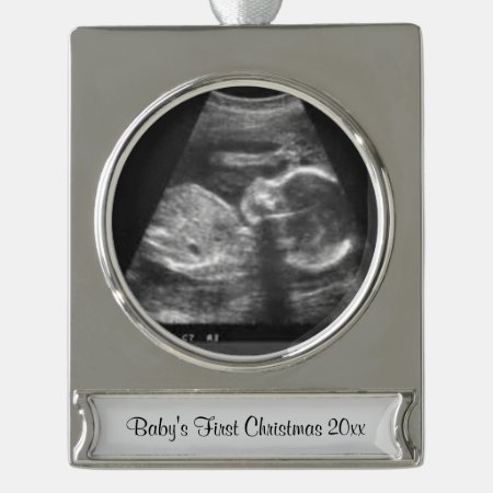 Baby's First Christmas Sonogram Ornament