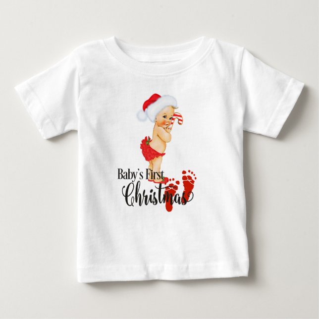 Baby's First Christmas t-shirt (Front)