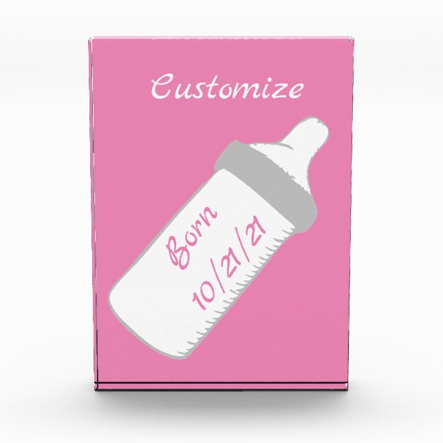 Baby's First Christmas Thunder_Cove Acrylic Award (Front)