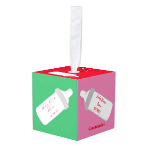 Baby's First Christmas Thunder_Cove  Cube Ornament