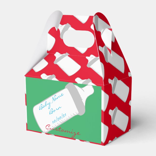 Baby's First Christmas Thunder_Cove   Favor Boxes (Front Side)