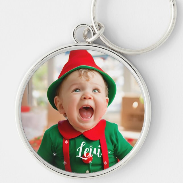 Baby's First Christmas | Trainee Elf Keychain (Front)
