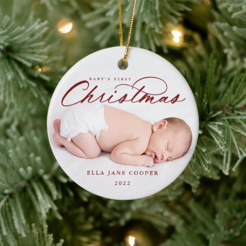 Babys First Christmas Tree Ornament