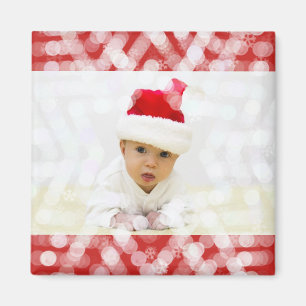 Baby's First Christmas with Photo Magnet