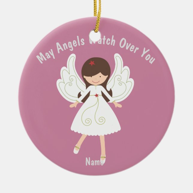 Baby's First Communion, Baptism, Godchild PHOTO Ceramic Ornament (Front)