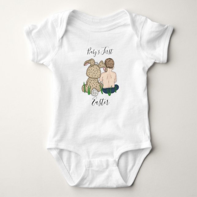Baby's First Easter Baby  Baby Bodysuit (Front)