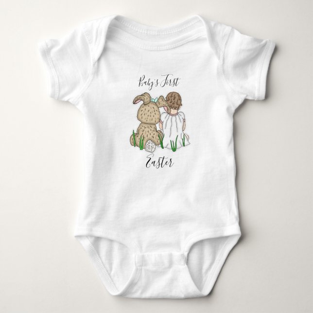 Baby's First Easter Baby Bodysuit (Front)